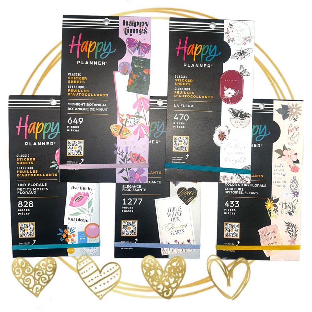 4 All Brand New The Happy Planner Sticker Books